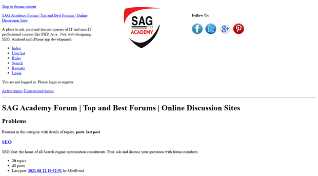 forum.sagacademy.com