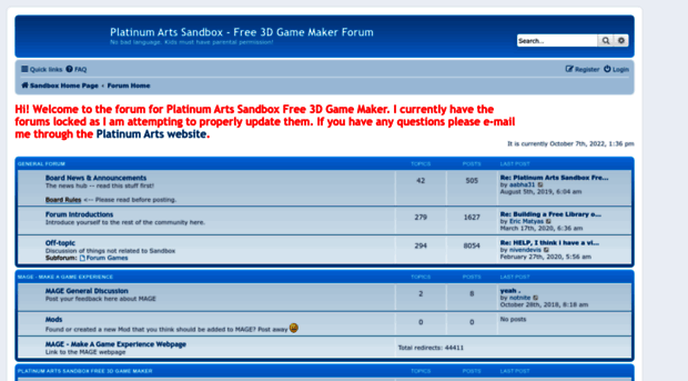 forum.sandboxgamemaker.com