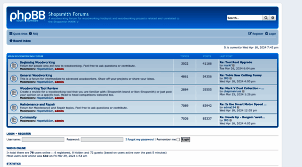 forum.shopsmith.com