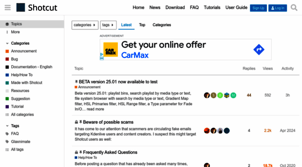 forum.shotcut.org