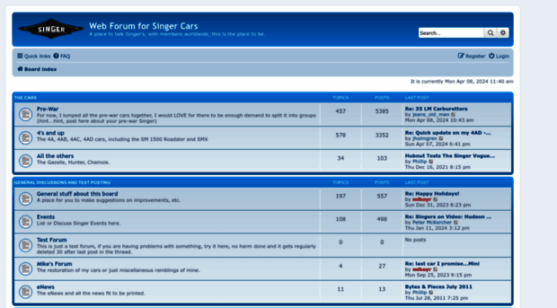 forum.singercars.com