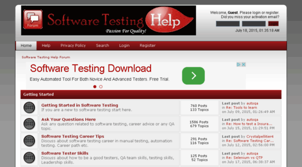 forum.softwaretestinghelp.com