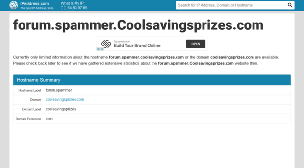 forum.spammer.coolsavingsprizes.com.ipaddress.com