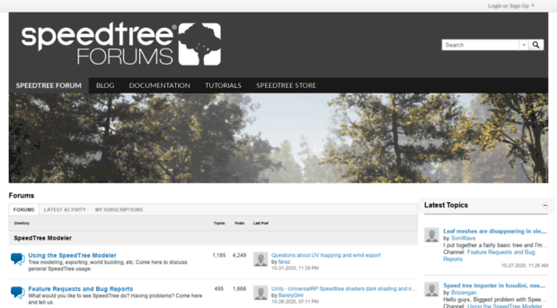 forum.speedtree.com