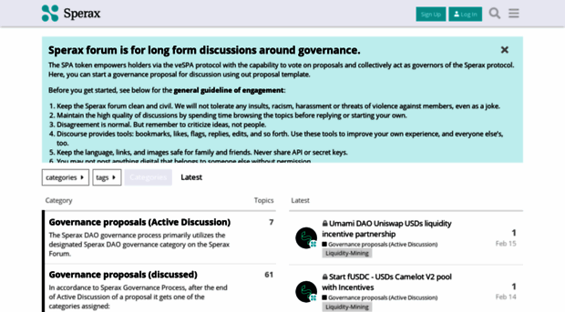 forum.sperax.io