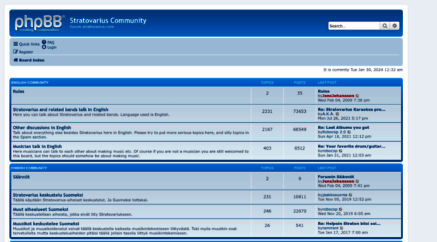 forum.stratovarius.com