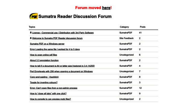 forum.sumatrapdfreader.org