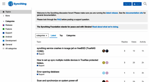 forum.syncthing.net