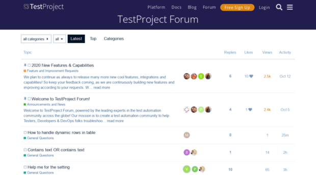 forum.testproject.io