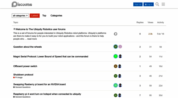 forum.ubiquityrobotics.com