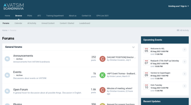 forum.vatsim-scandinavia.org