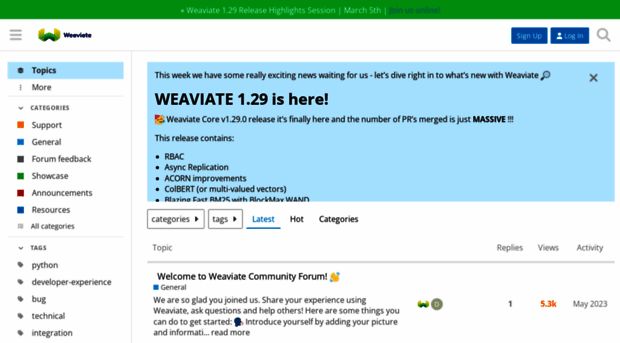 forum.weaviate.io