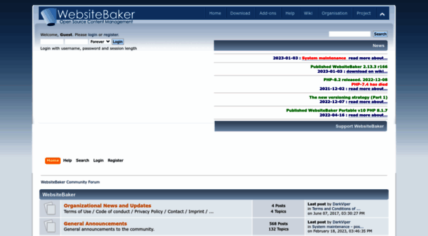 forum.websitebaker.org