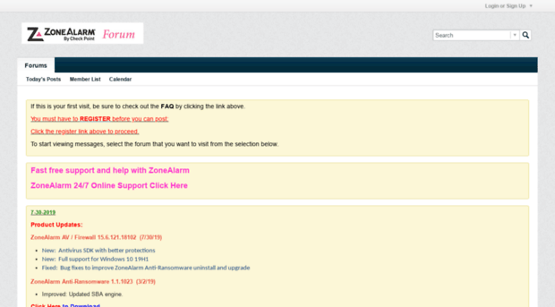forum.zonealarm.com