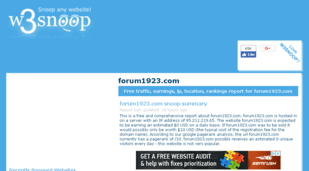 forum1923.com.w3snoop.com