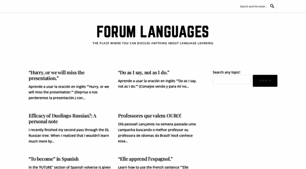 forumlanguages.com