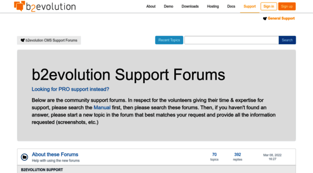 forums.b2evolution.net