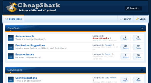 forums.cheapshark.com