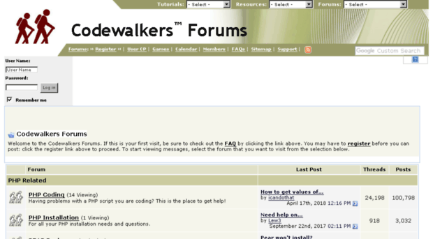 forums.codewalkers.com