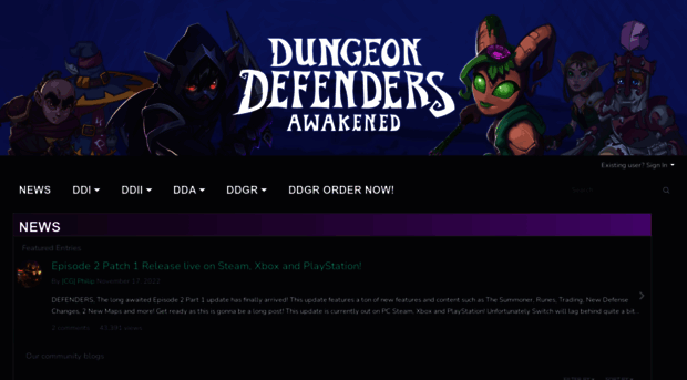 forums.dungeondefenders.com