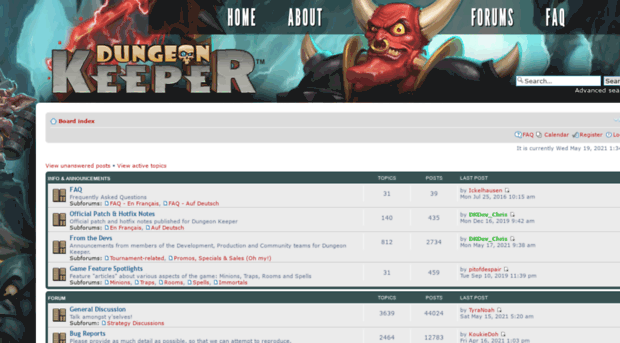 forums.dungeonkeeper.com