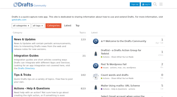 forums.getdrafts.com