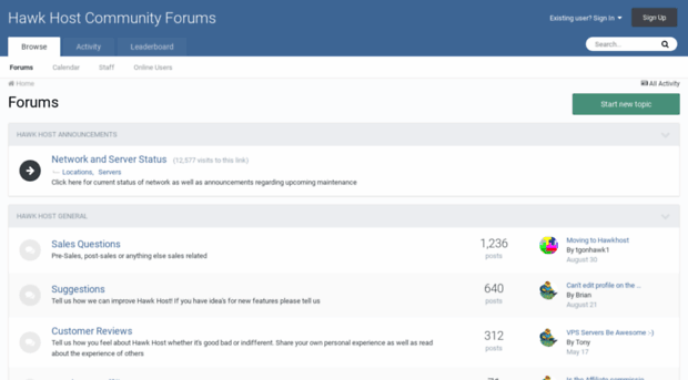 forums.hawkhost.com