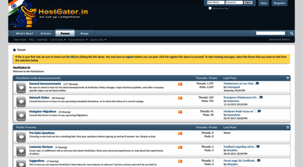 forums.hostgator.in