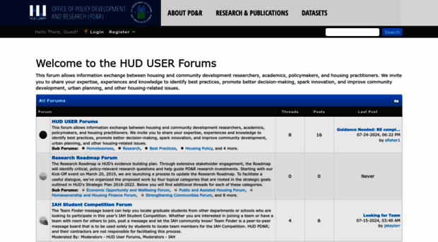 forums.huduser.gov