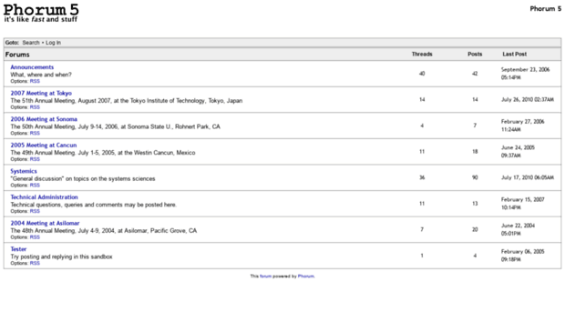 forums.isss.org