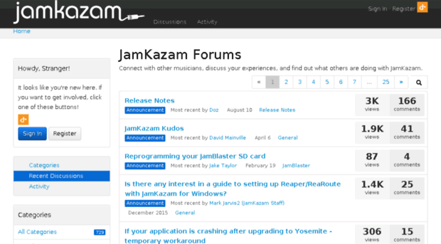 forums.jamkazam.com