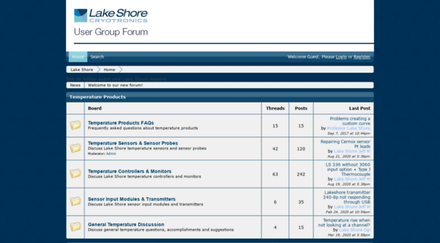 forums.lakeshore.com