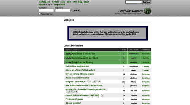 forums.leaflabs.com