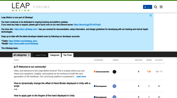 forums.leapmotion.com