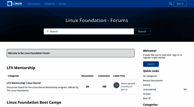 forums.linux-foundation.org