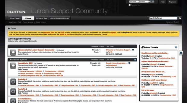 forums.lutron.com