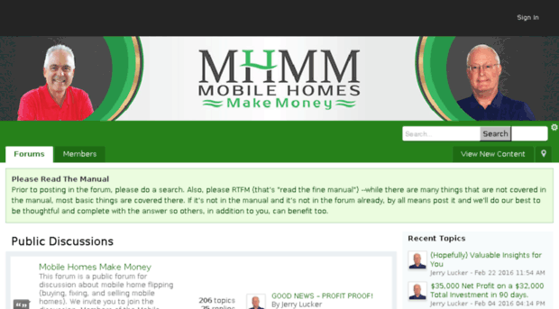 forums.mobilehomesmakemoney.com