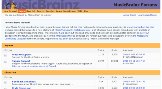 forums.musicbrainz.org