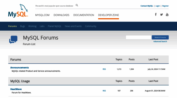 forums.mysql.com