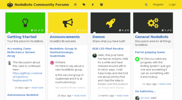 forums.nodebots.io