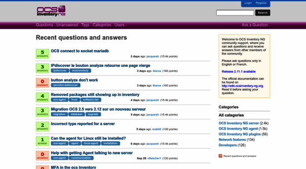 forums.ocsinventory-ng.org