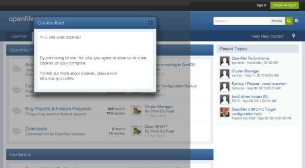 forums.openfiler.com
