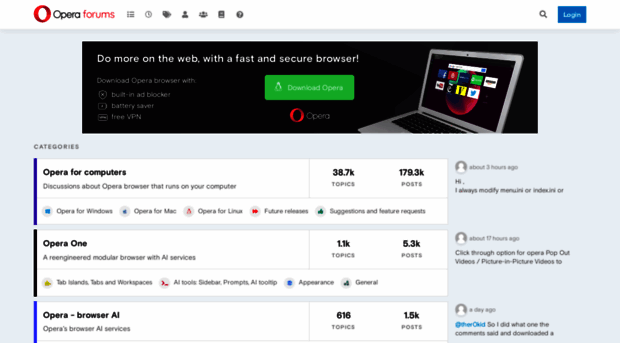 forums.opera.com
