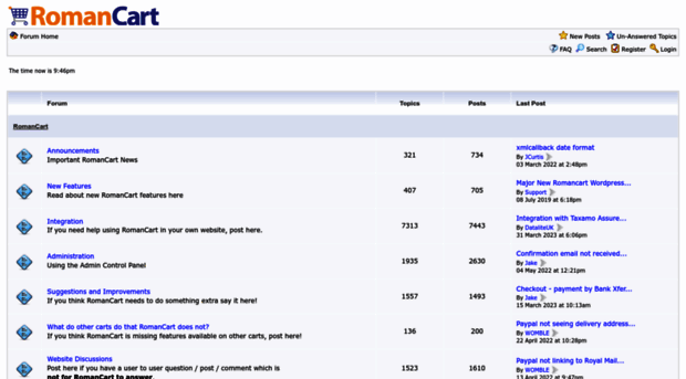 forums.romancart.com