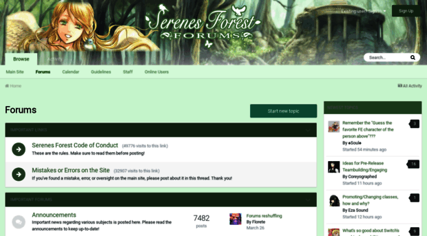 forums.serenesforest.net