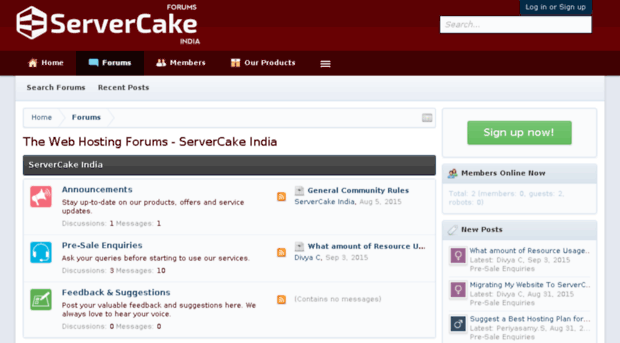 forums.servercake.in