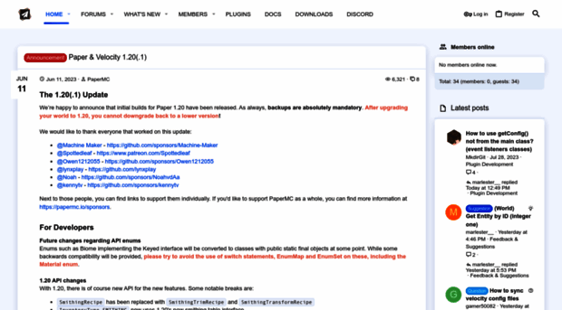 forums.velocitypowered.com