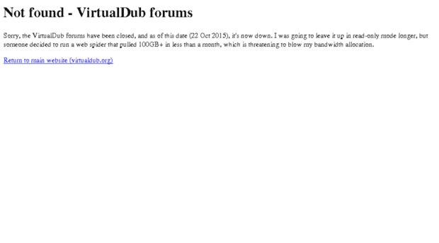 forums.virtualdub.org