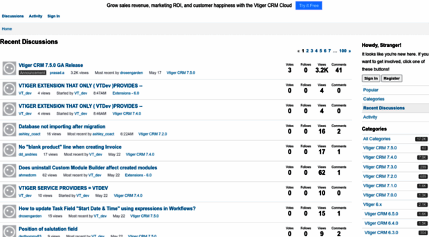 forums.vtiger.com