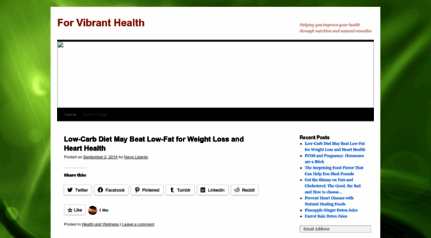 forvibranthealth.wordpress.com